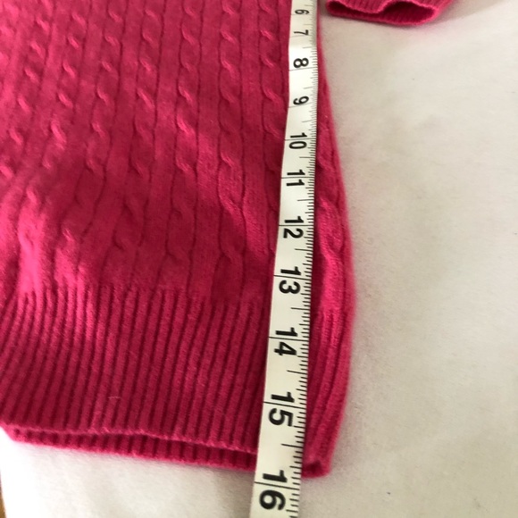 J Crew Pink 100% Cashmere Sweater women’s small - Picture 5 of 8